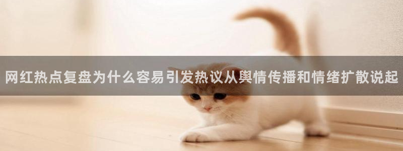 吃瓜爆黑料:网红热点复盘为什么容易引发热议从舆情传播和情绪扩散说起